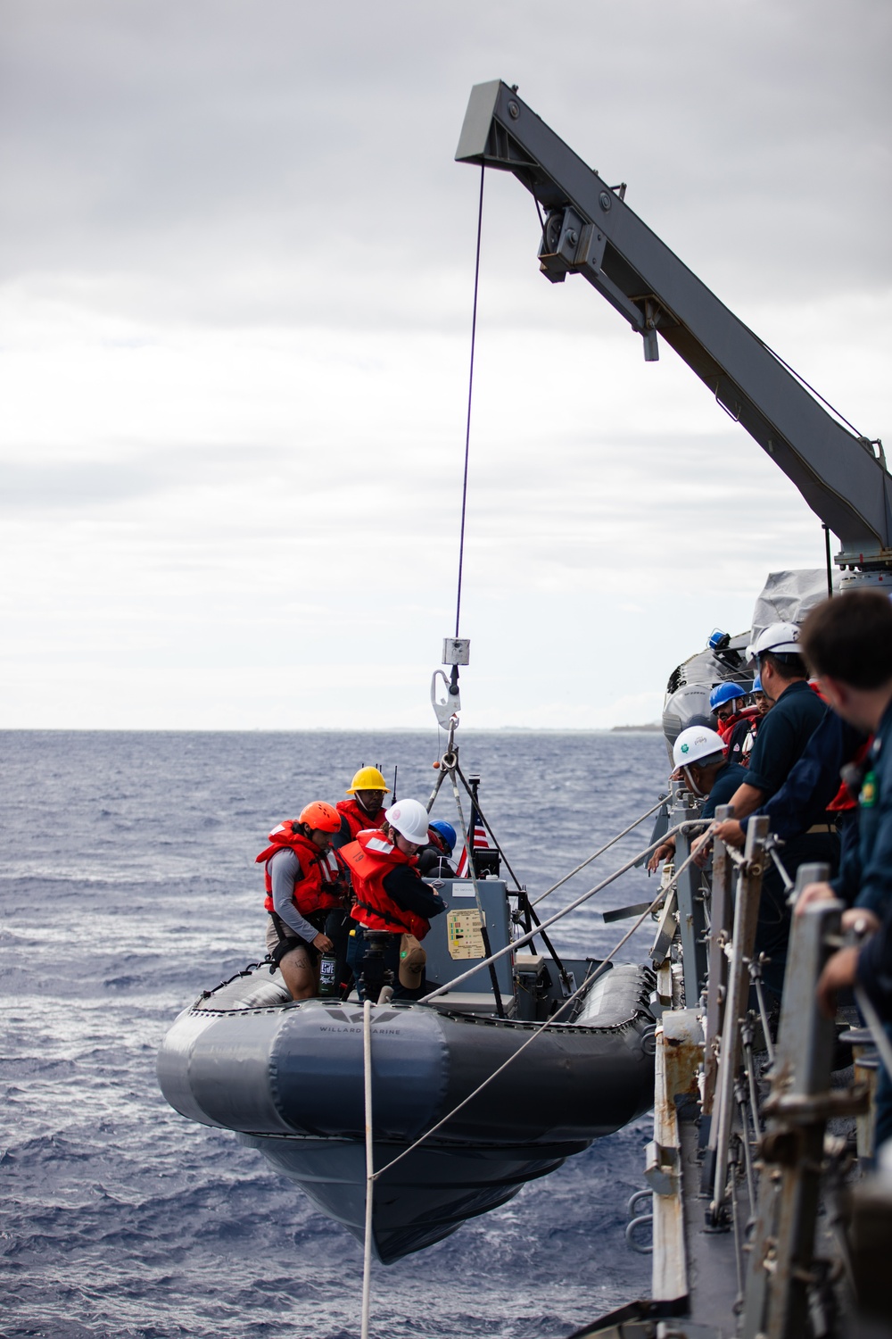 USS Fitzgerald Conducts Small Boat Operations During RIMPAC 2024