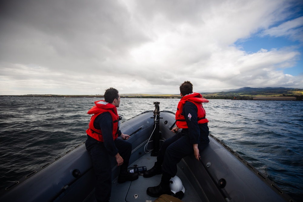 USS Fitzgerald Small Boat Operations