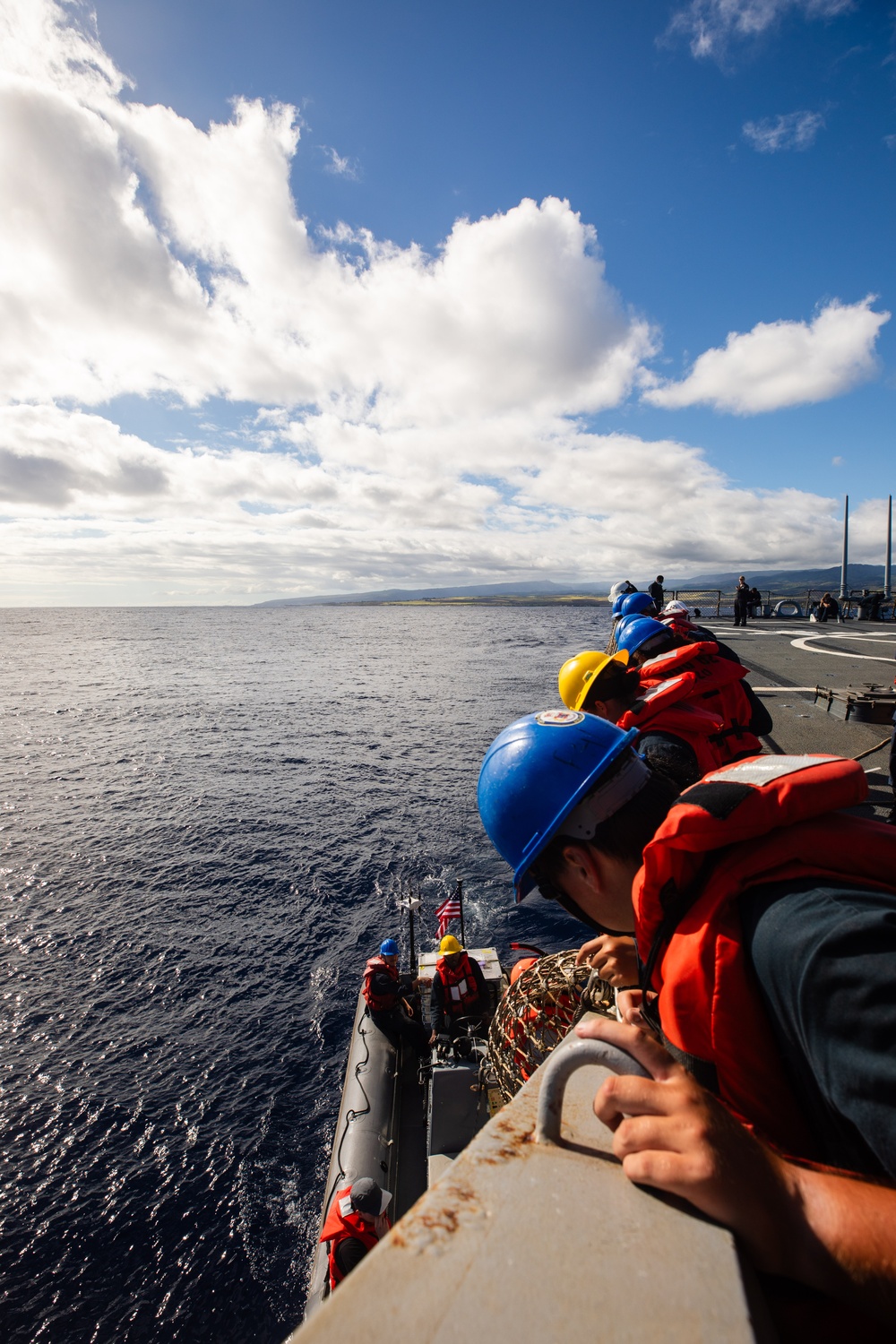 USS Fitzgerald Holds Small Boat Operations During RIMPAC 2024