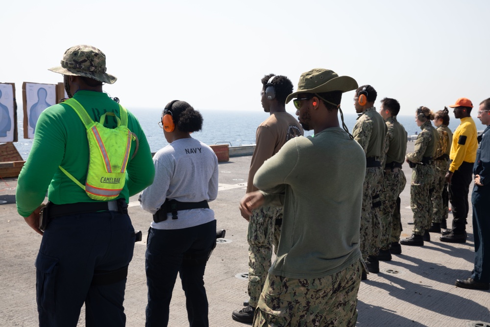 USS Lewis B. Puller Small Arms Weapons Qualifications