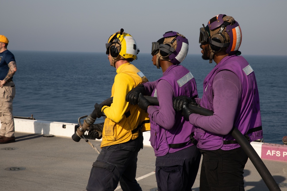 USS Lewis B. Puller Damage Control Drills