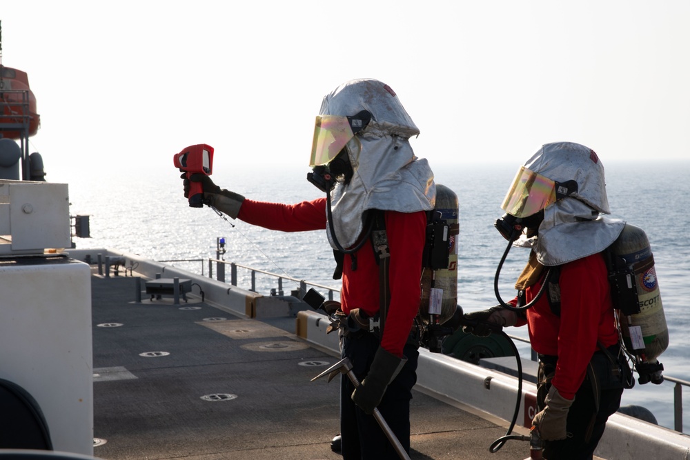 USS Lewis B. Puller Damage Control Drills