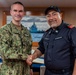 Carrier Strike Group ONE Admiral Visits Italian Destroyer During RIMPAC 2024