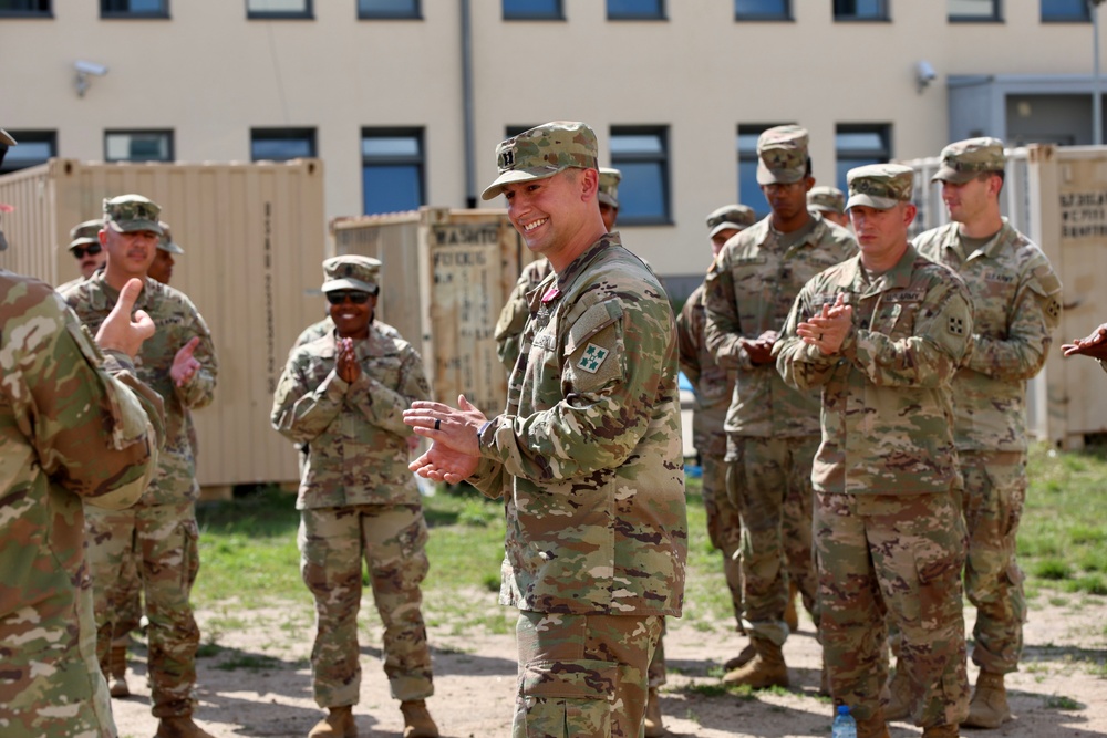 64th BSB conducts a company Change of Command in Poland