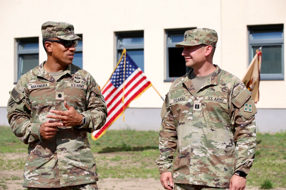 64th BSB conducts a company Change of Command in Poland