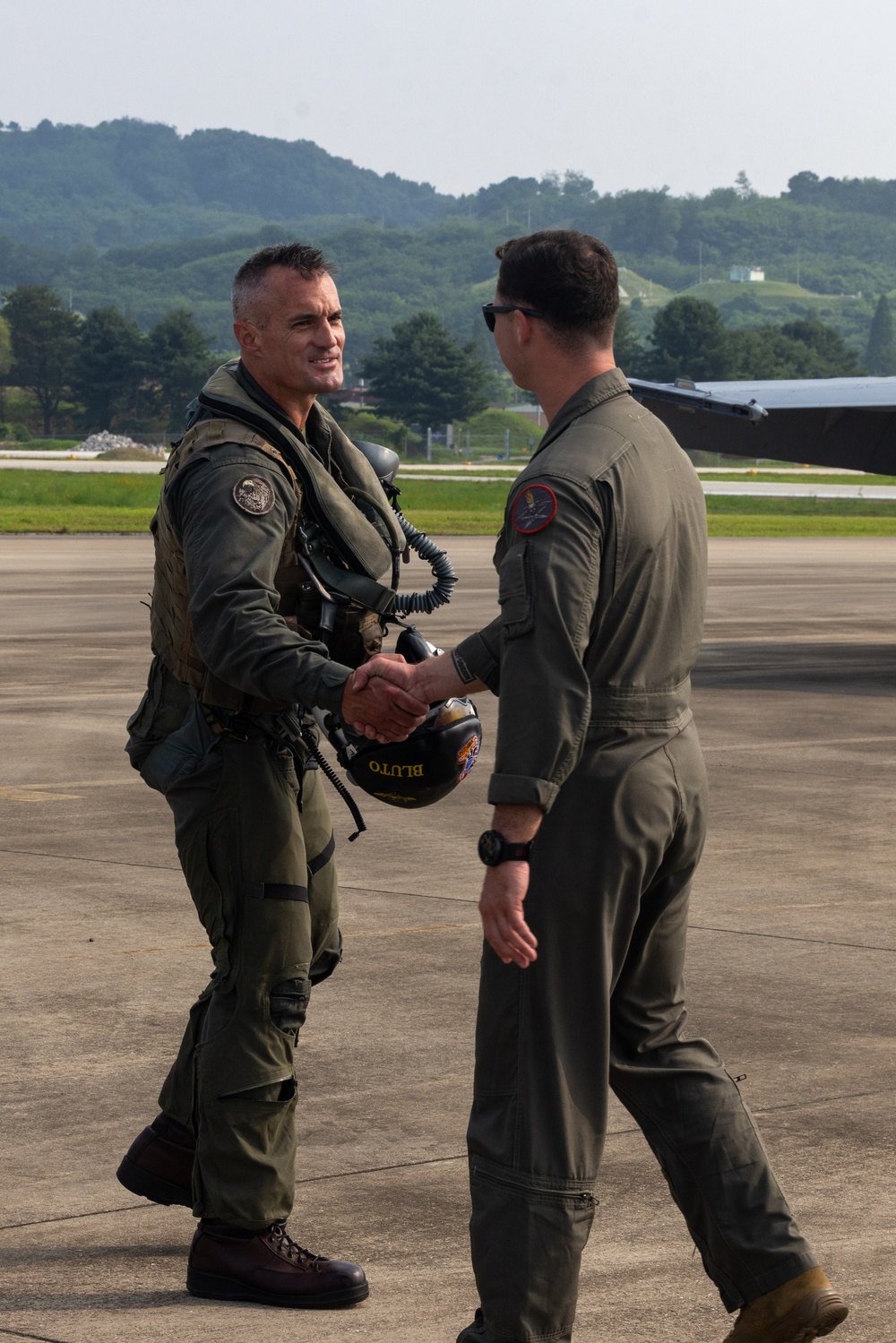 F/A-18 Hornet Aircraft with VMFA(AW) 224 Arrive at Suwon Air Base