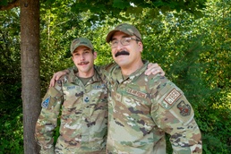 134th ARW Airman reunites with U.S. Space Force brother in Germany.