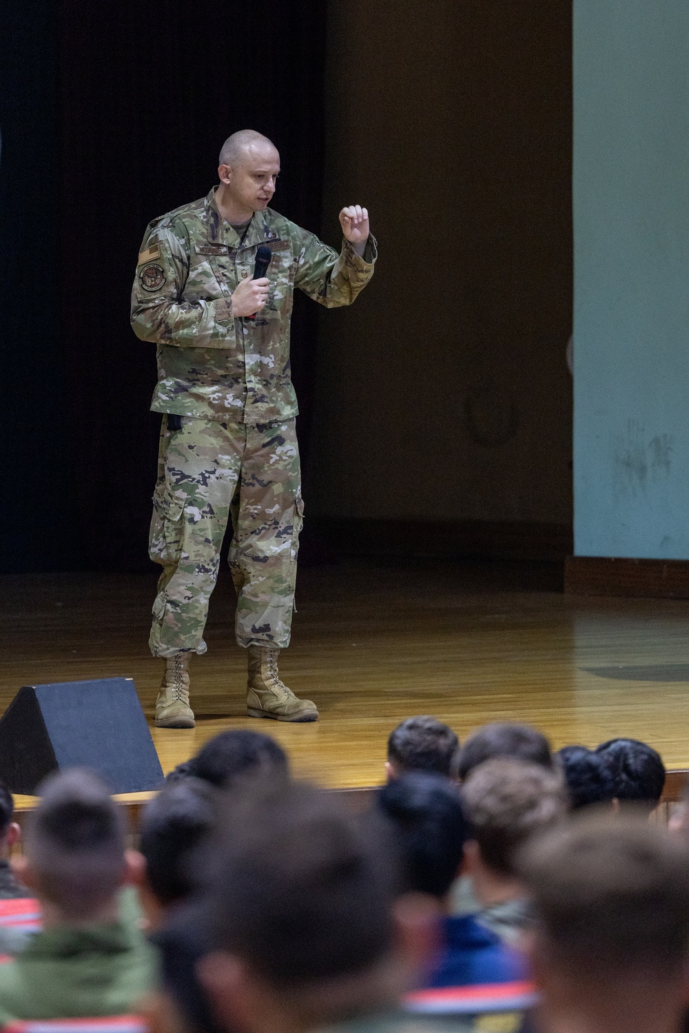 Next in the Chute | U.S. Marines and Airmen Attend Welcome Brief for South Korea Detachment