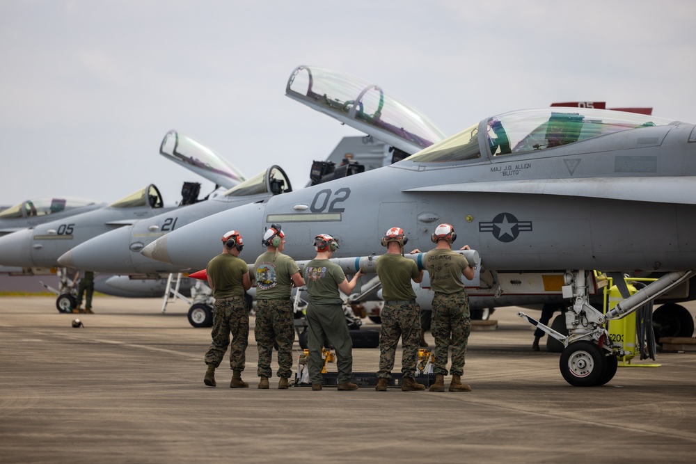 Get the Lead Out! | VMFA (AW)-224 Marines Conduct Operations Checks and Ordnance Offloading