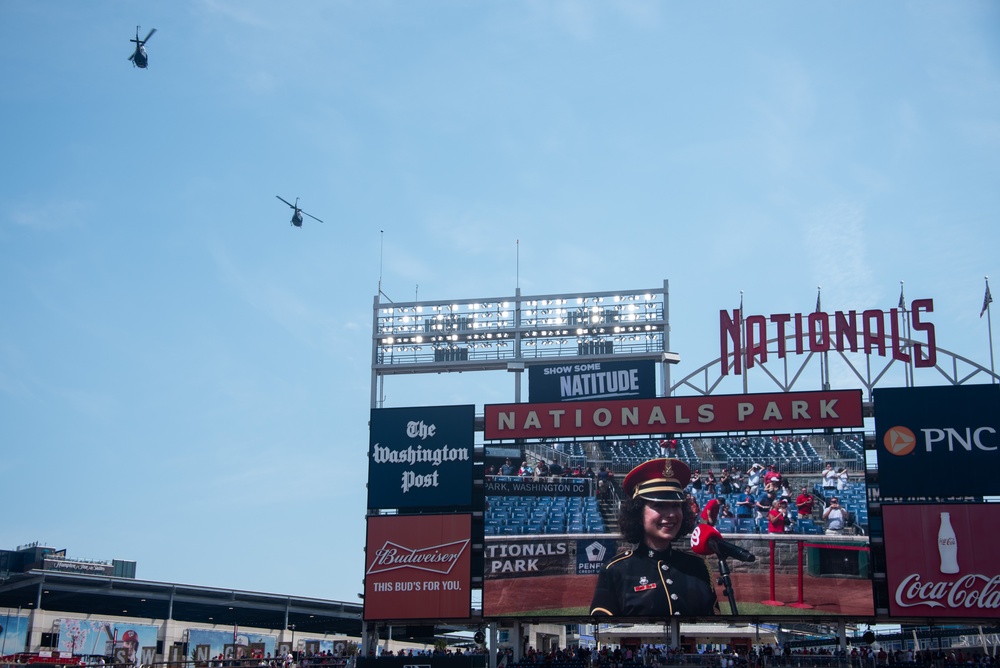 1st Helicopter Squadron soars for Washington Nationals’ Independence Day game