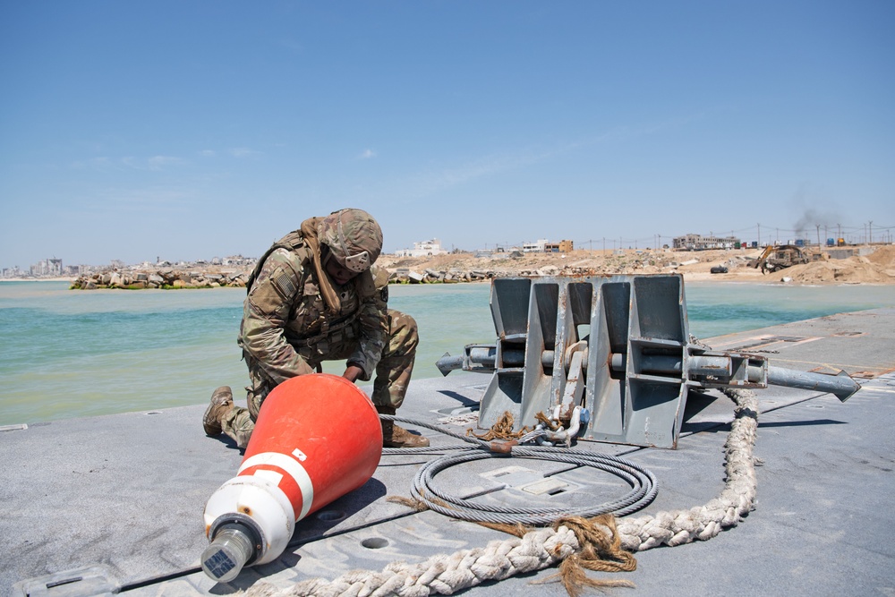 Trident Pier Emplacement to Support Humanitarian Aid