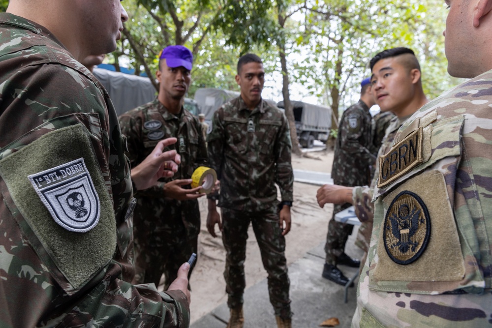 NYNG 24th and 2nd Civil Support Teams Train with Brazilian Partners