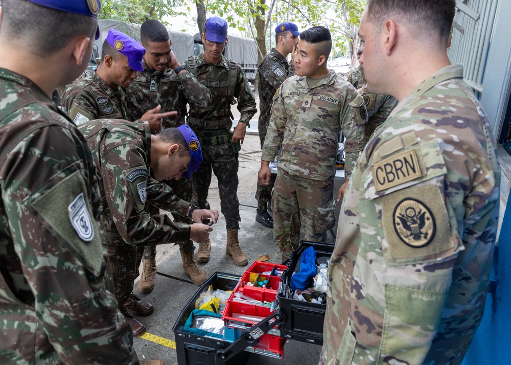 NYNG 24th and 2nd Civil Support Teams Train with Brazilian Partners