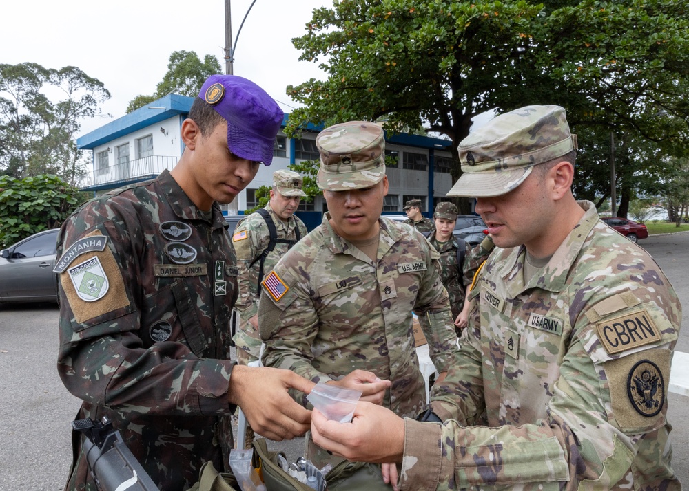 NYNG 24th and 2nd Civil Support Teams Train with Brazilian Partners