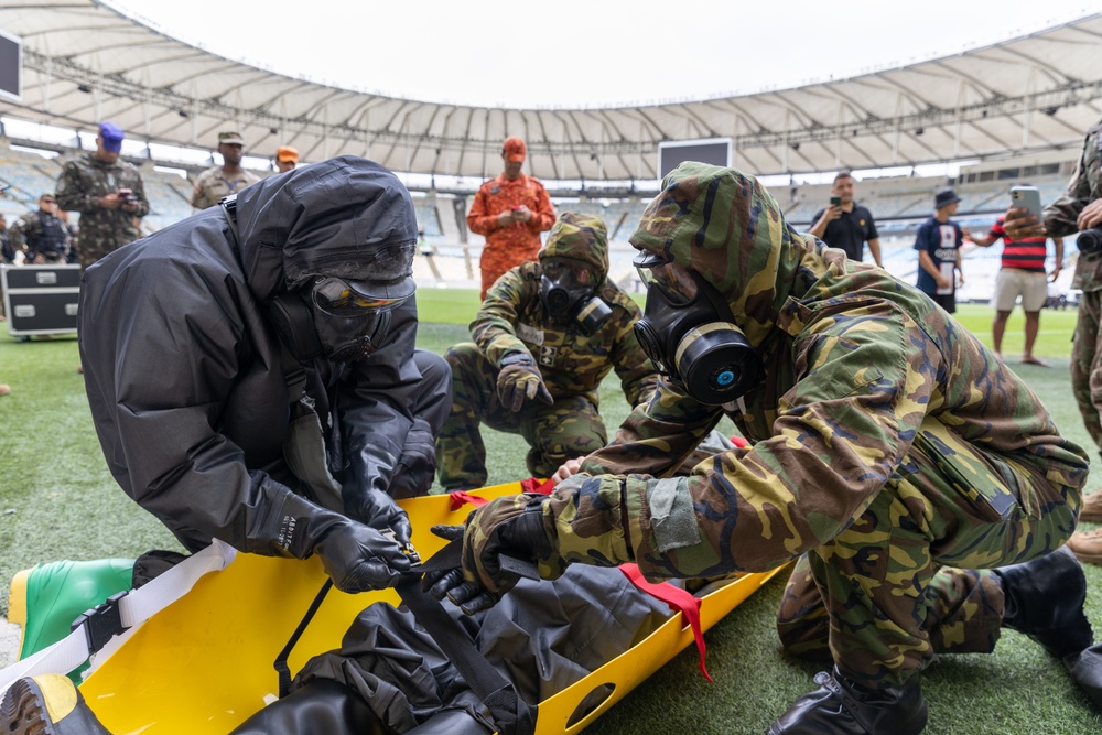 NYNG 24th and 2nd Civil Support Teams Train with Brazilian Partners during Operation Maracana