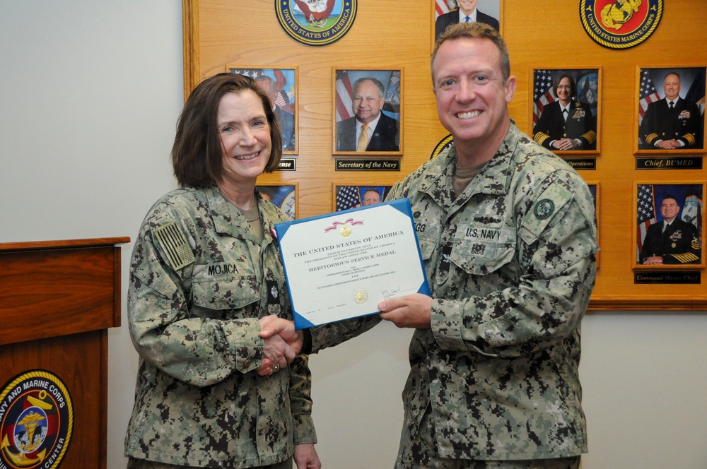 NMCFHPC holds an End of Tour Award Ceremony for Cmdr. Susan Mojica