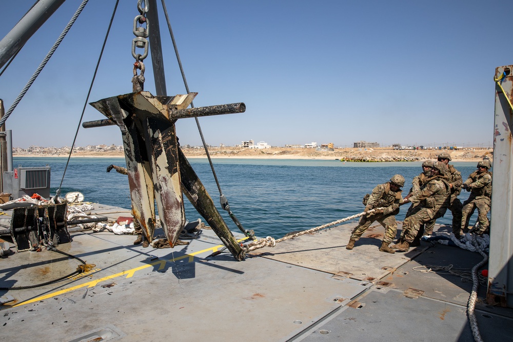 Trident Pier Emplacement to Support Humanitarian Aid