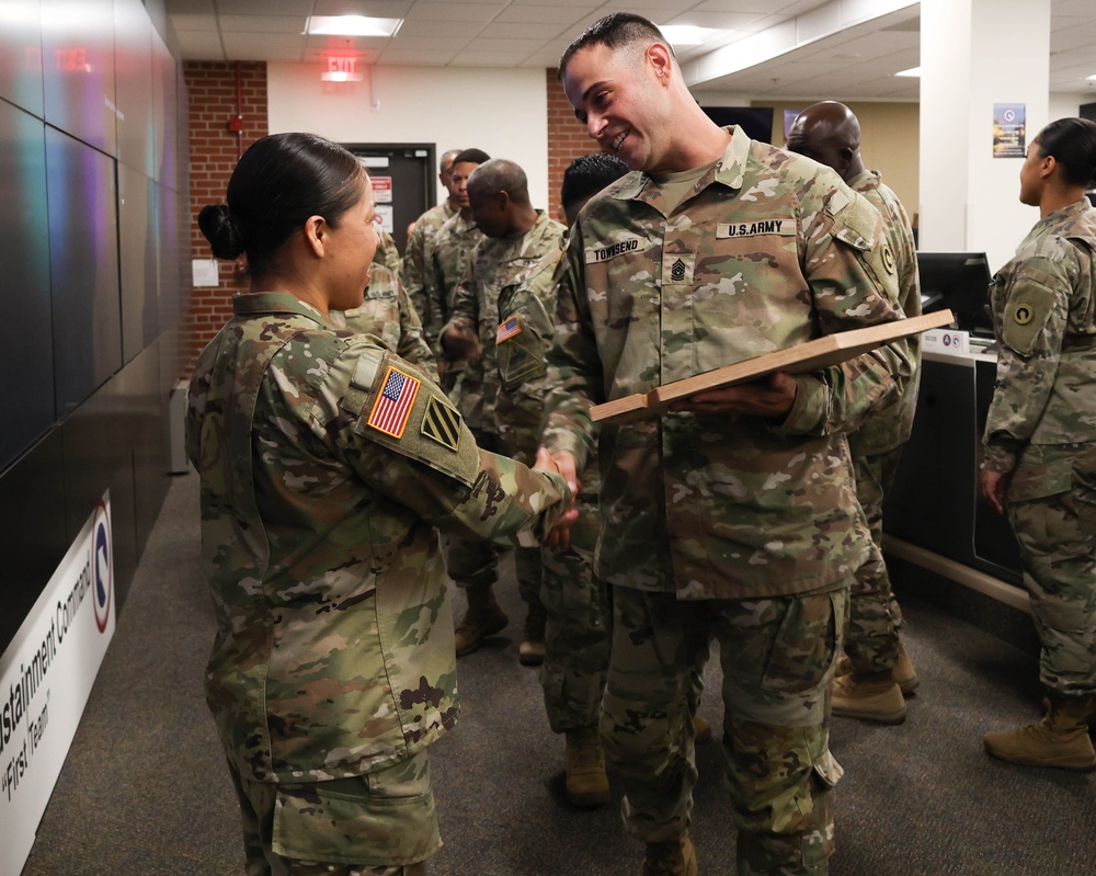 Sgt. Maj. Hilaria Taylor Lateral Promotion Ceremony