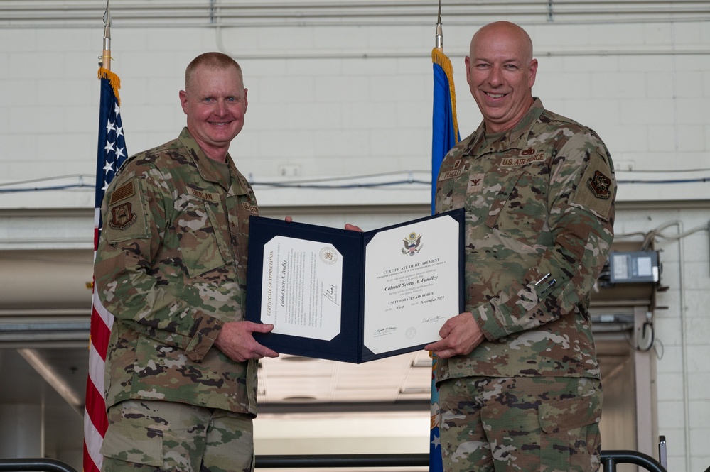 Col. Scott Pendley Retirement Ceremony