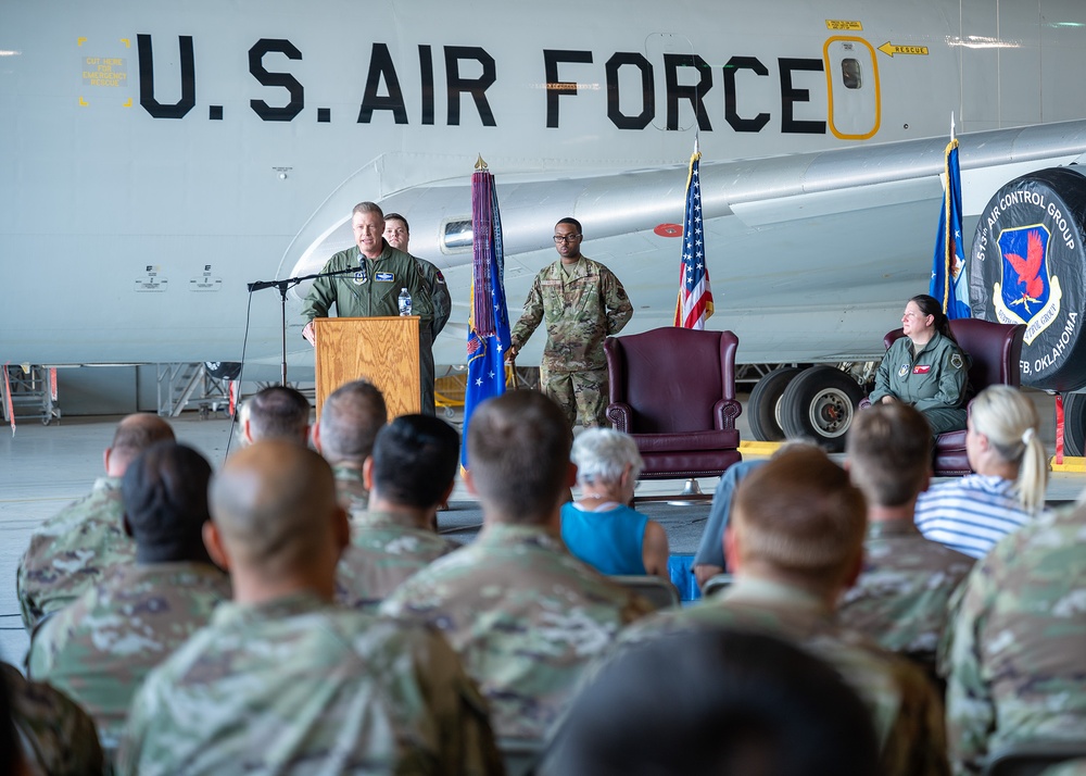 513th Air Control Group Assumption of Command Ceremony