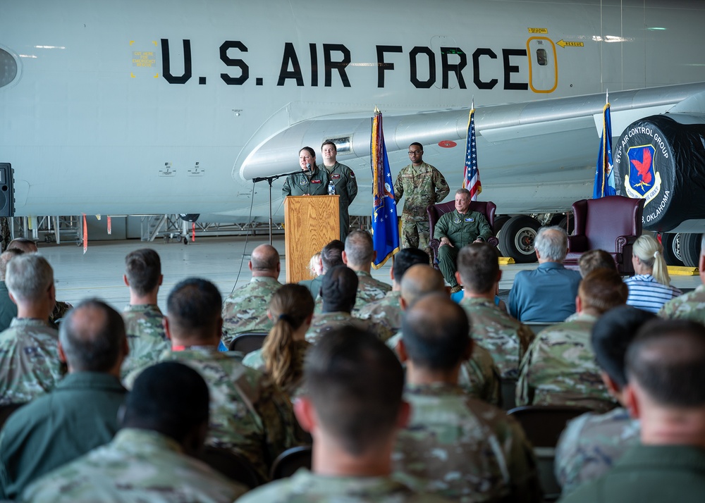 513th Air Control Group Assumption of Command Ceremony