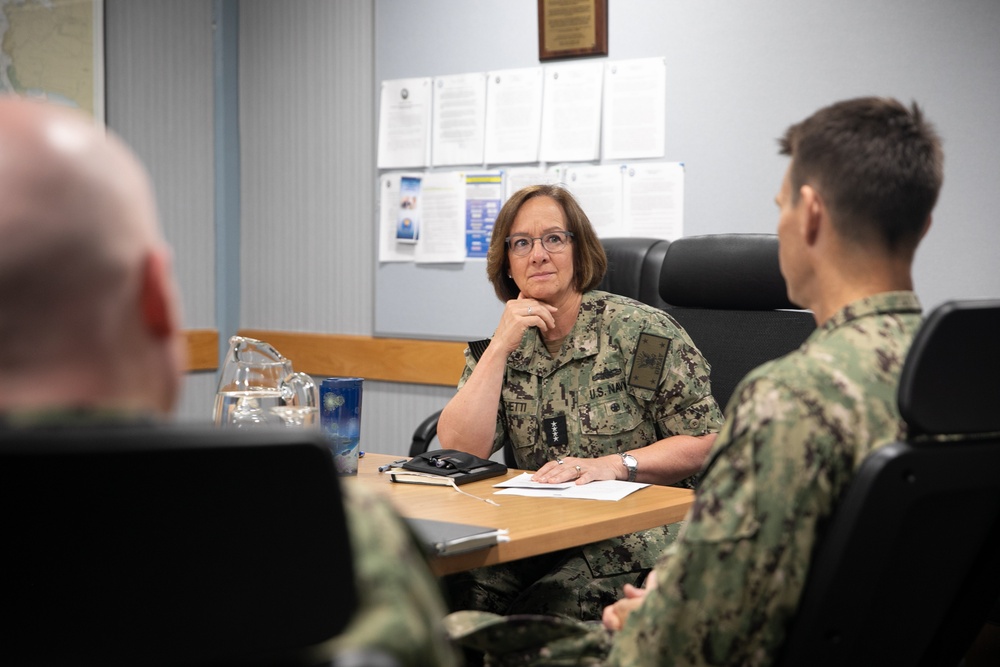 CNO, MCPON Visit NLEC