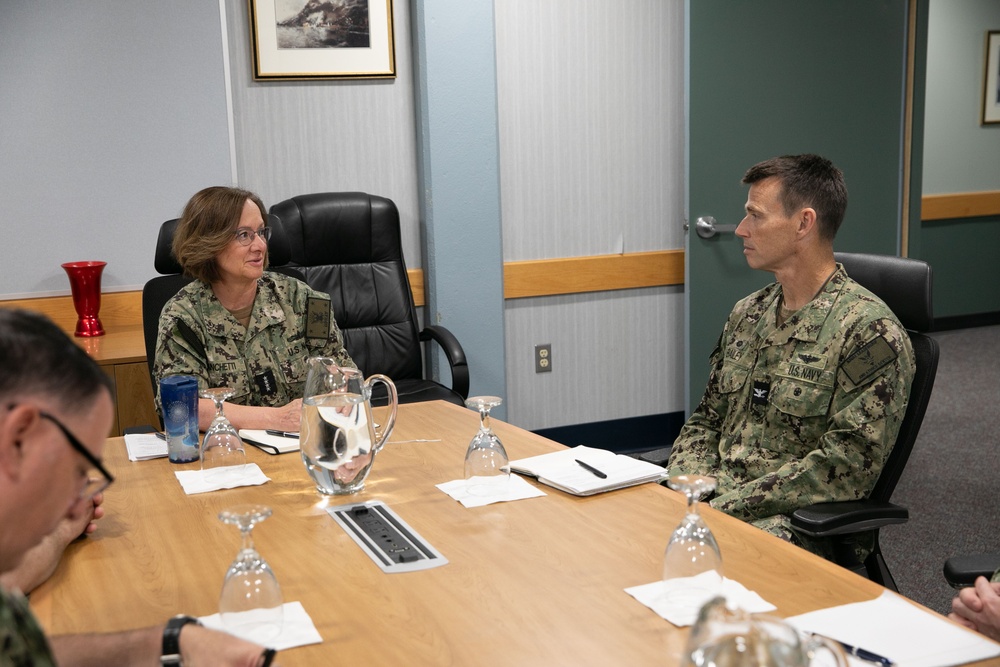 CNO, MCPON Visit NLEC