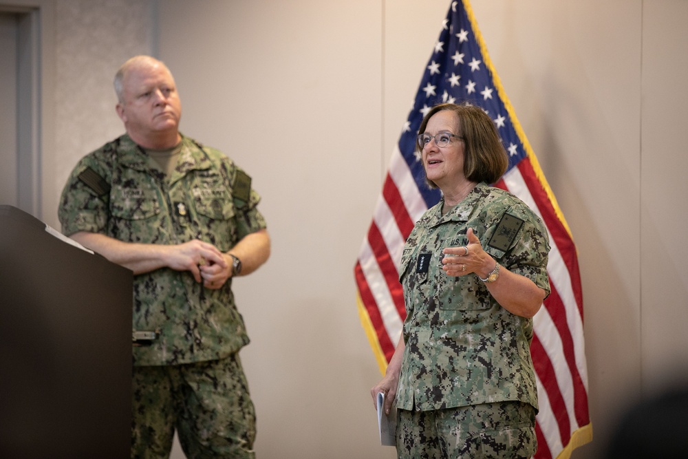 CNO, MCPON Visit NLEC