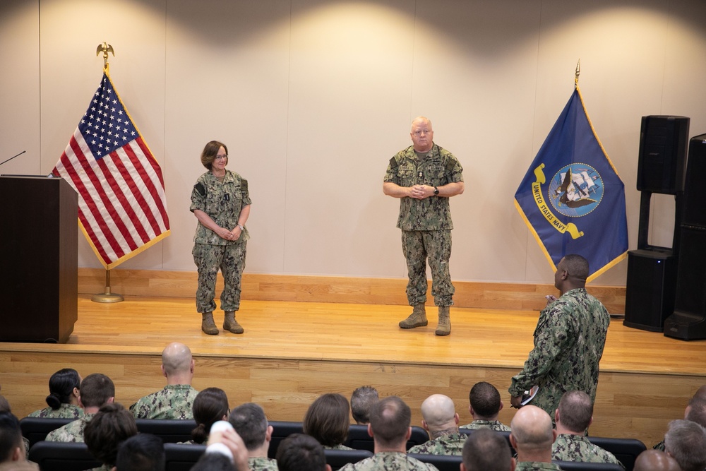 CNO, MCPON Visit NLEC