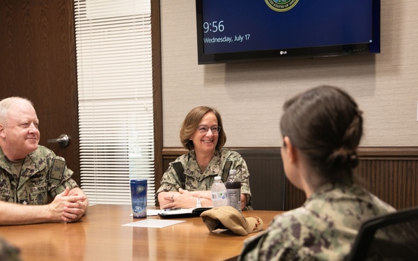 CNO, MCPON Visit NLEC