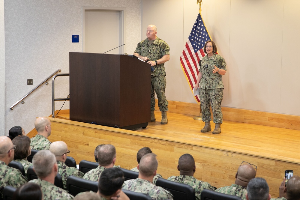CNO, MCPON Visit Officer Training Command Newport