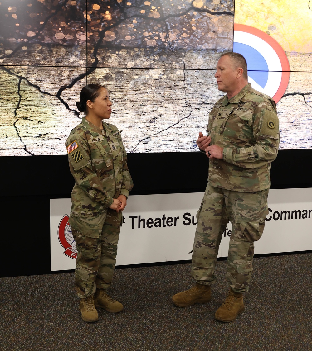 Sgt. Maj. Hilaria Taylor Lateral Promotion Ceremony