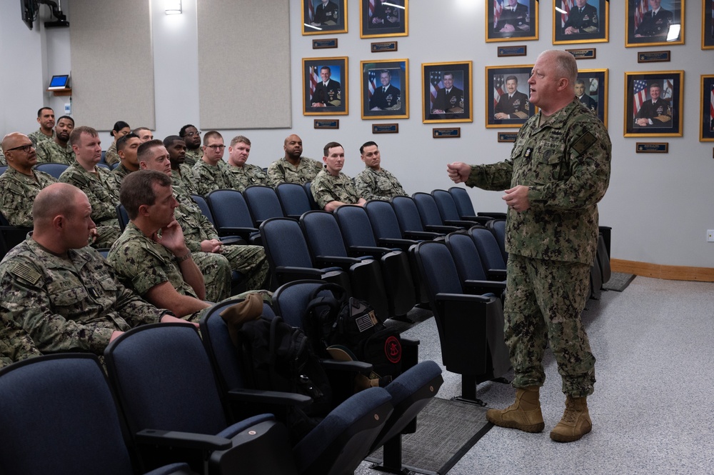 MCPON James Honea visits Naval Station Newport, R.I.