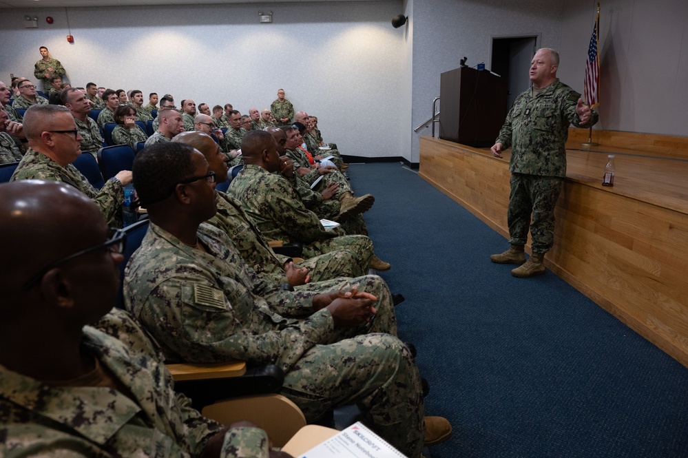 MCPON James Honea visits Naval Station Newport, R.I.