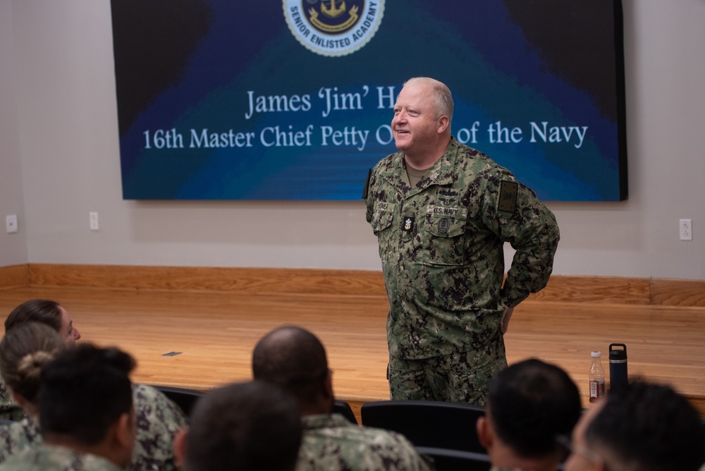 MCPON James Honea visits Naval Station Newport, R.I.