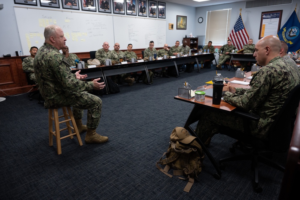 MCPON James Honea visits Naval Station Newport, R.I.