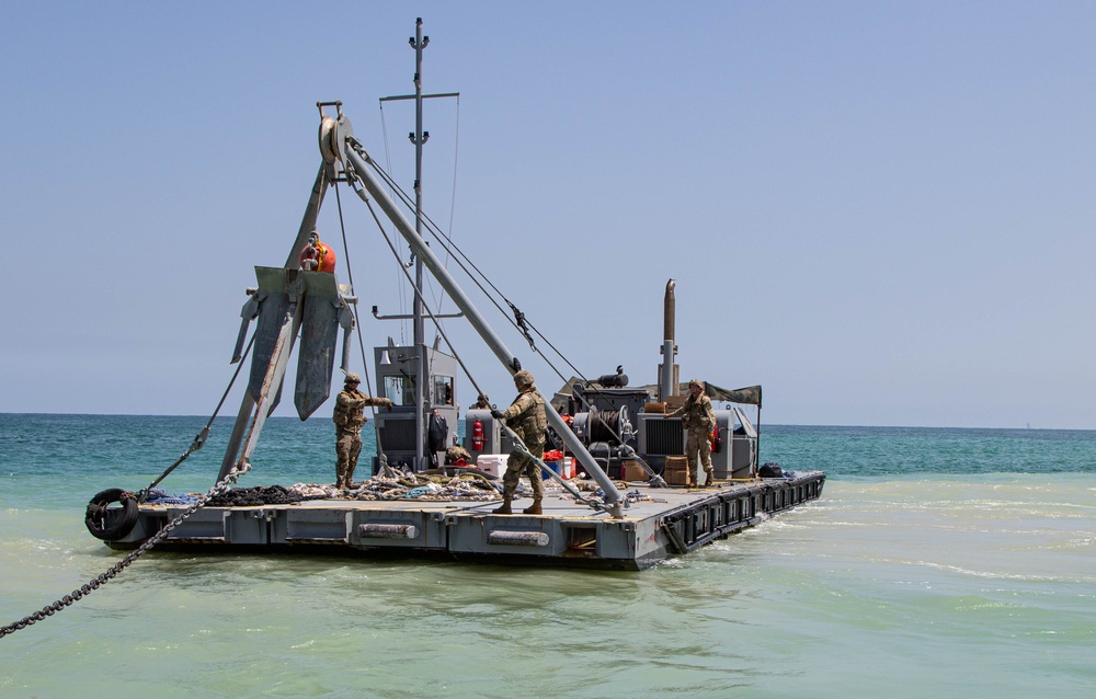 Trident Pier Emplacement to Support Humanitarian Aid