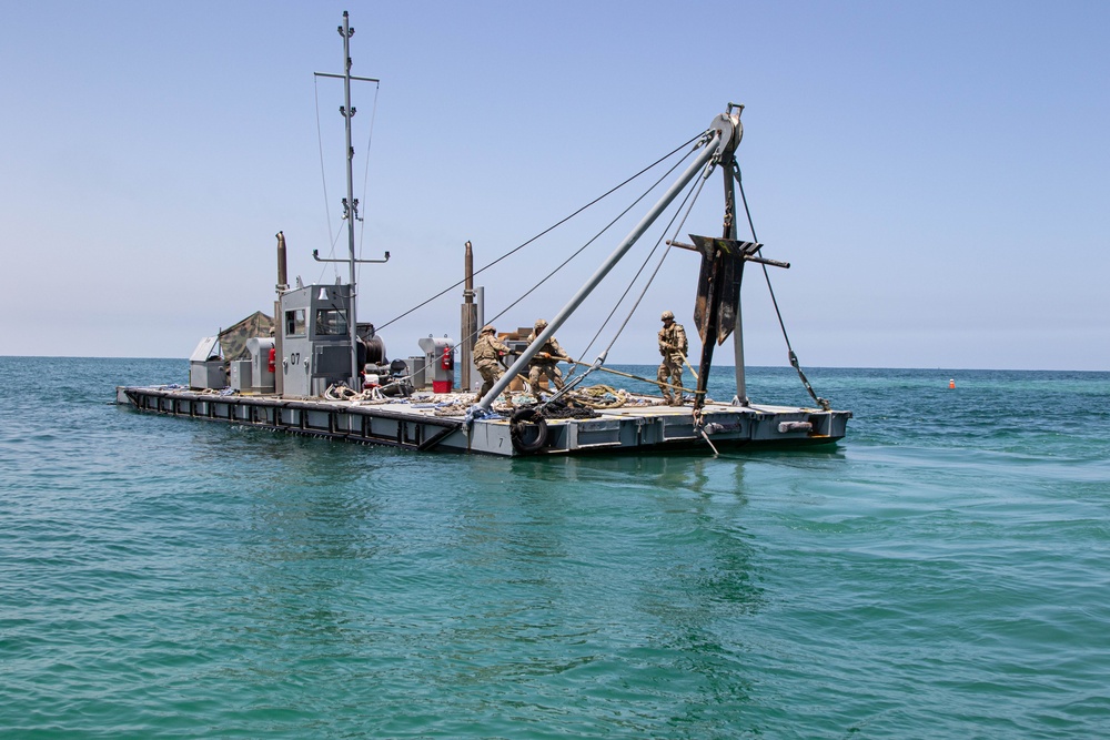 Trident Pier Emplacement to Support Humanitarian Aid