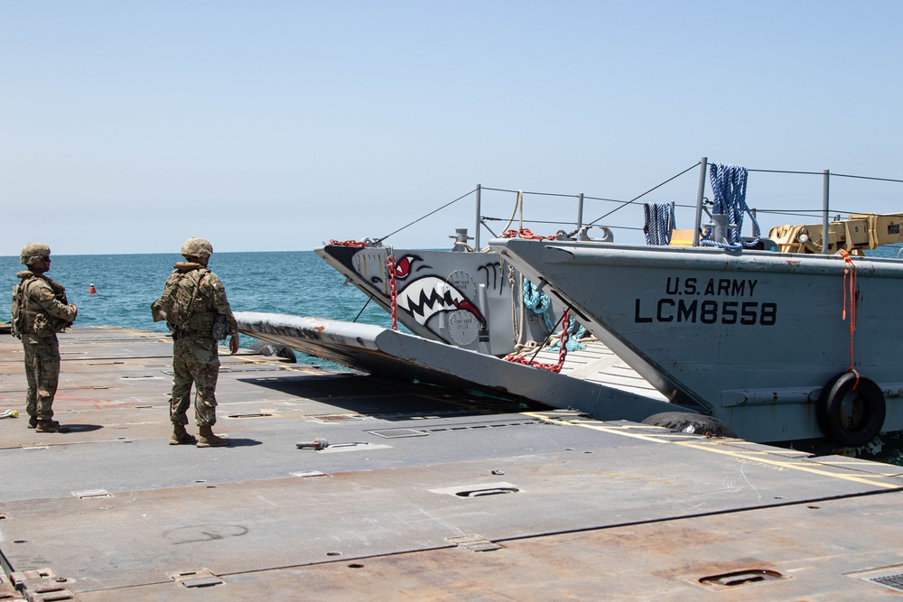 Trident Pier Emplacement to Support Humanitarian Aid