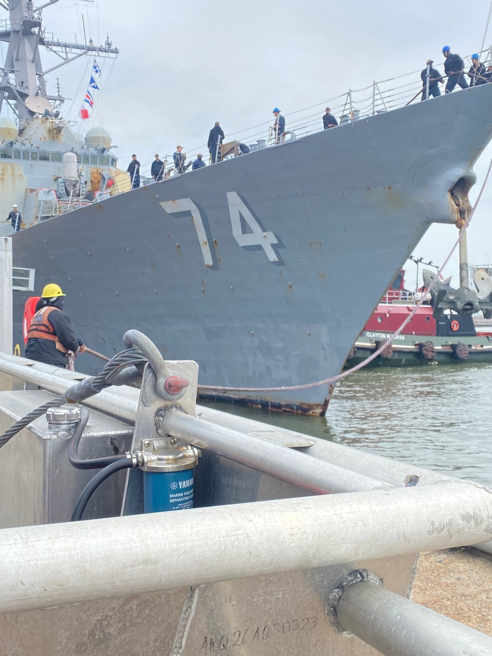 MARMC Completes USS McFaul's ISRA Eight Days Ahead of Schedule