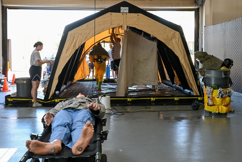 Lifesaving skills perfected during decontamination training