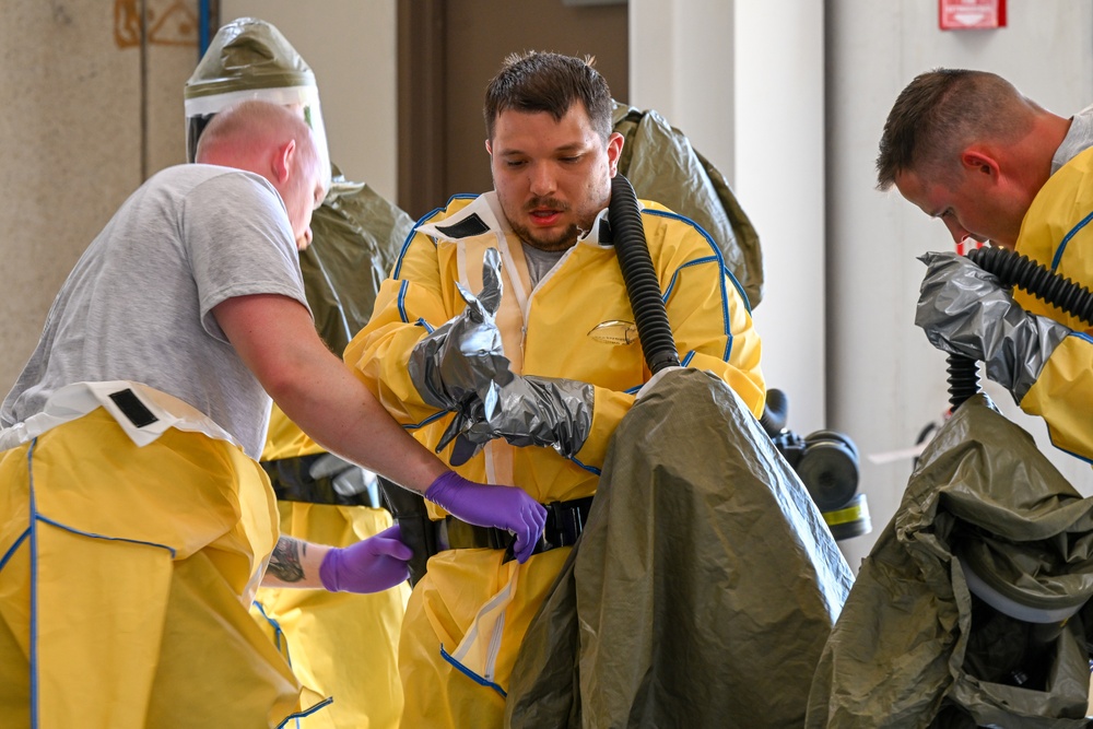 Lifesaving skills perfected during decontamination training