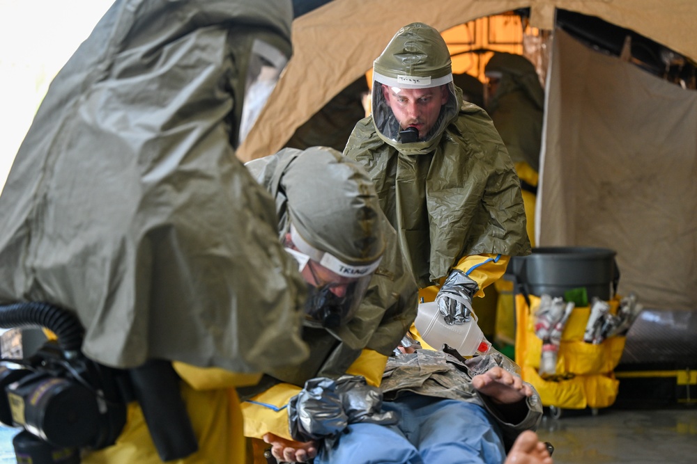 Lifesaving skills perfected during decontamination training