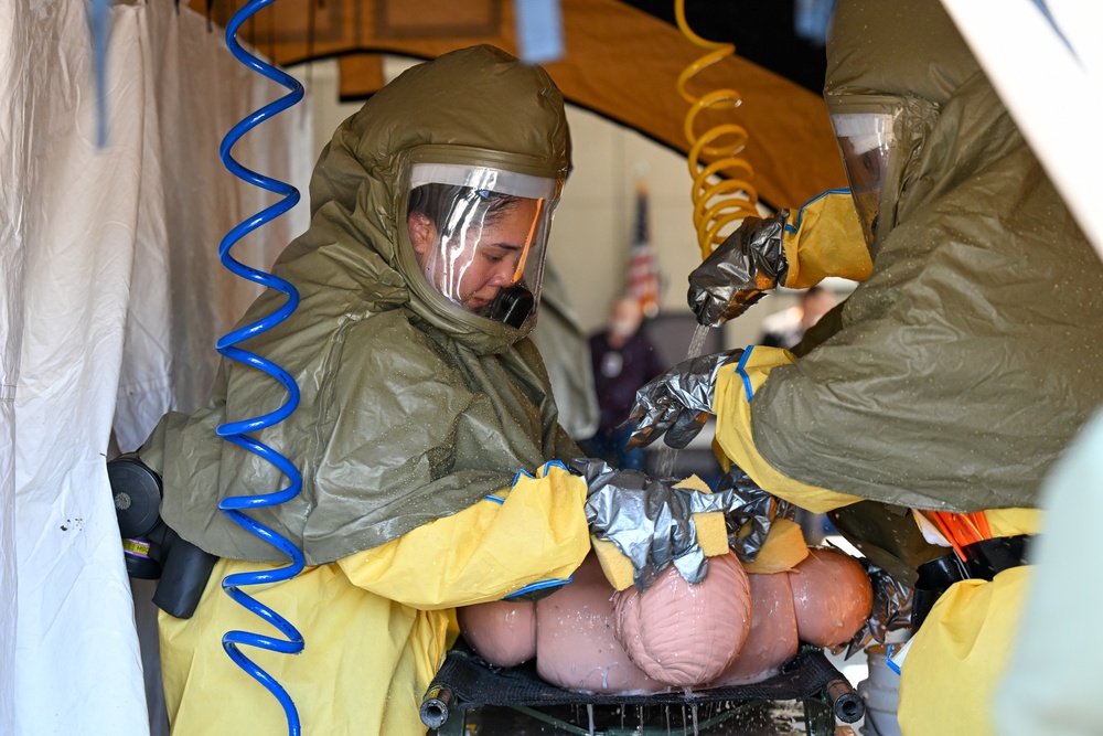 Lifesaving skills perfected during decontamination training