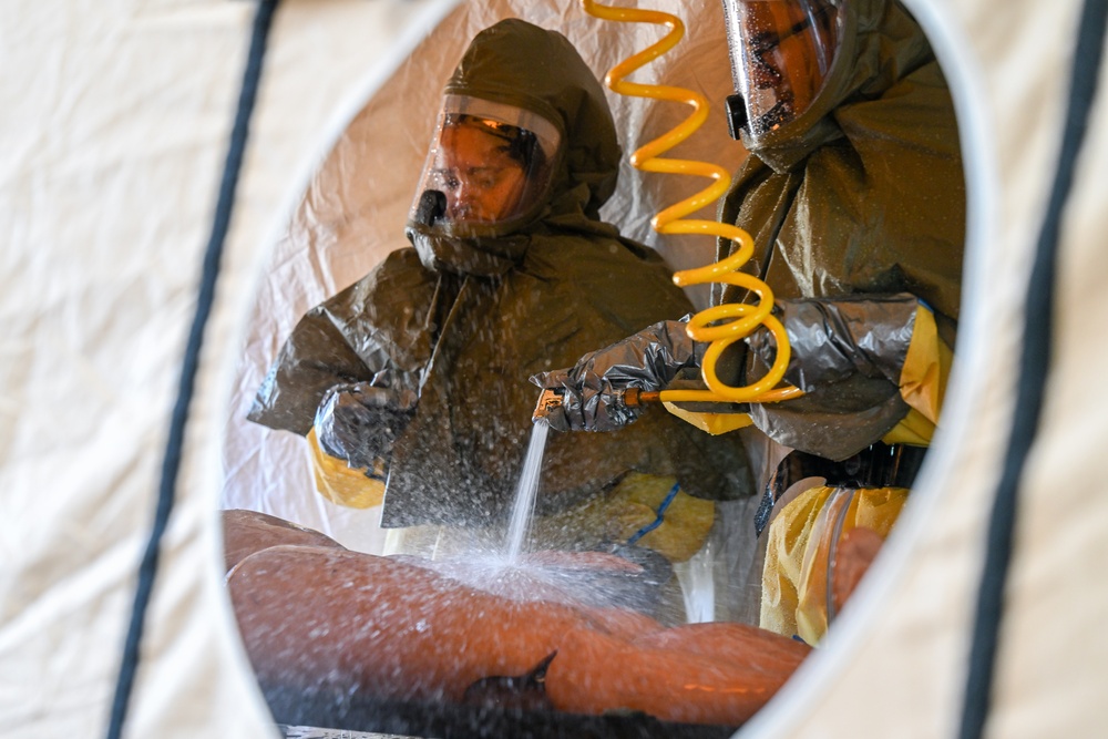 Lifesaving skills perfected during decontamination training