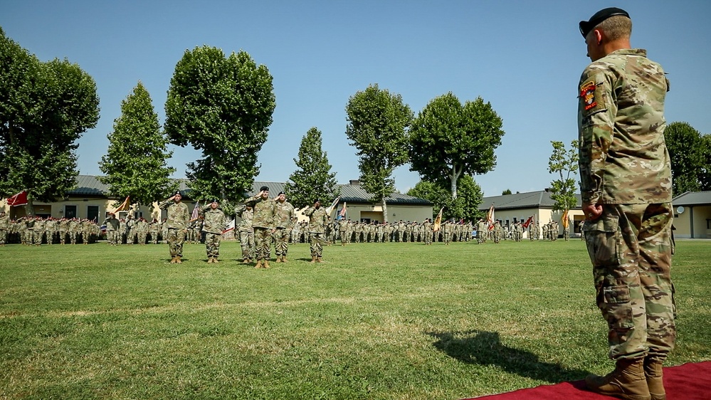 US Army Southern European Task Force, Africa (SETAF-AF) holds change of command