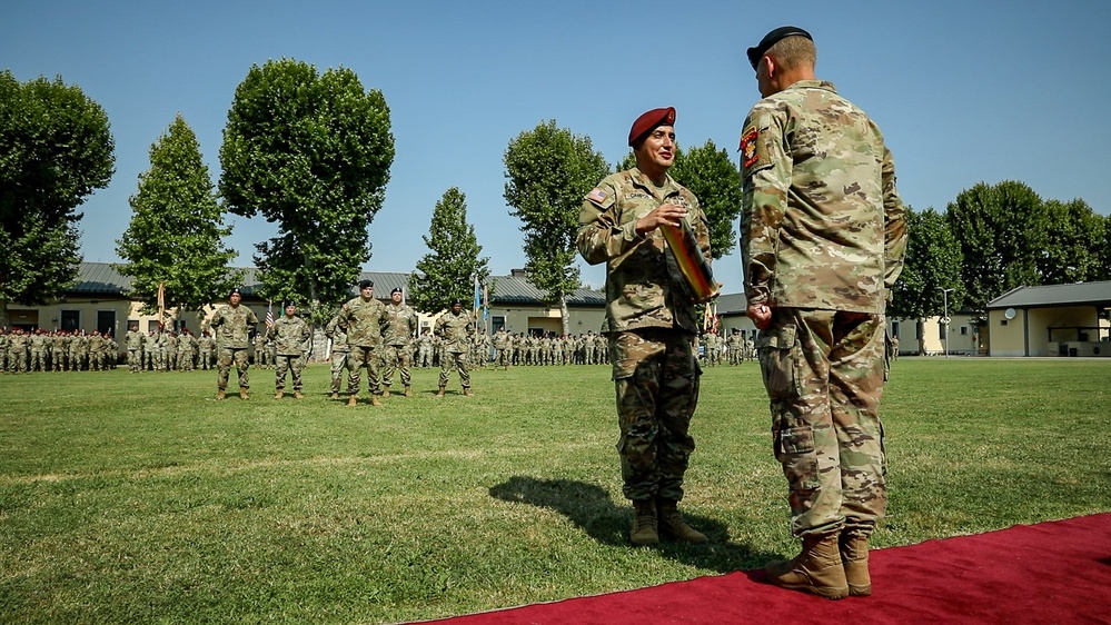 US Army Southern European Task Force, Africa (SETAF-AF) holds change of command