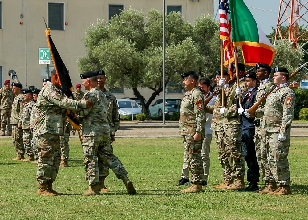 US Army Southern European Task Force, Africa (SETAF-AF) holds change of command