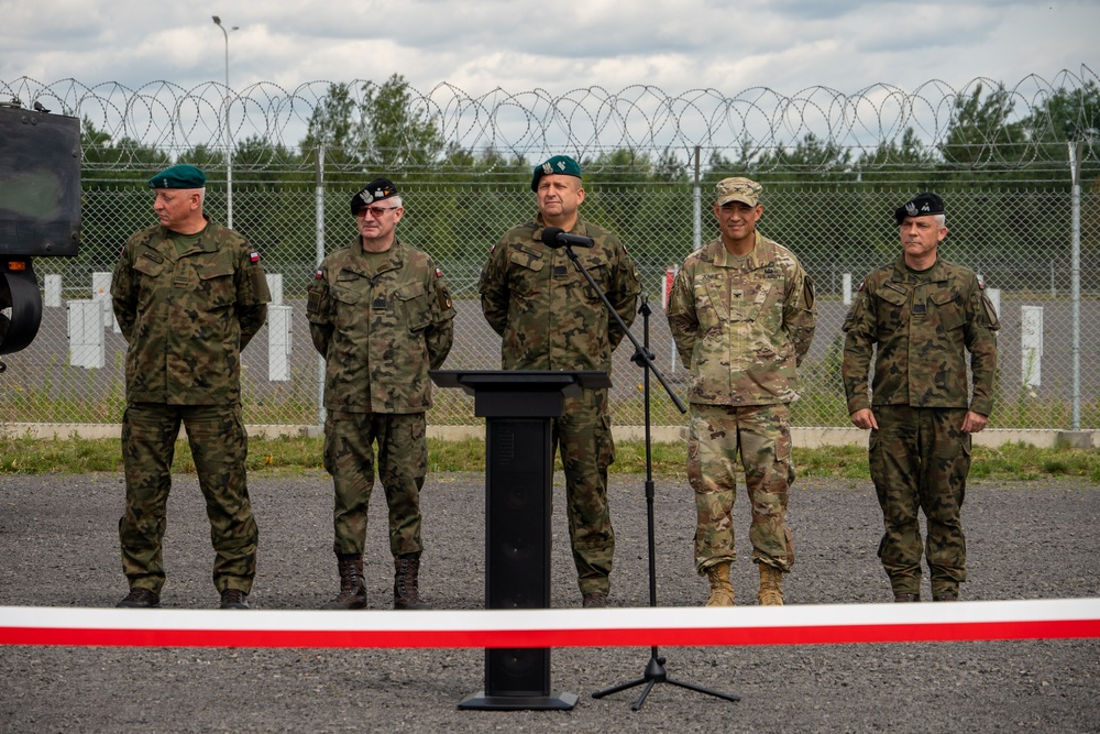 1st Cavalry Division “Cuts the Ribbon” on New Intermediate Staging Base in Poland