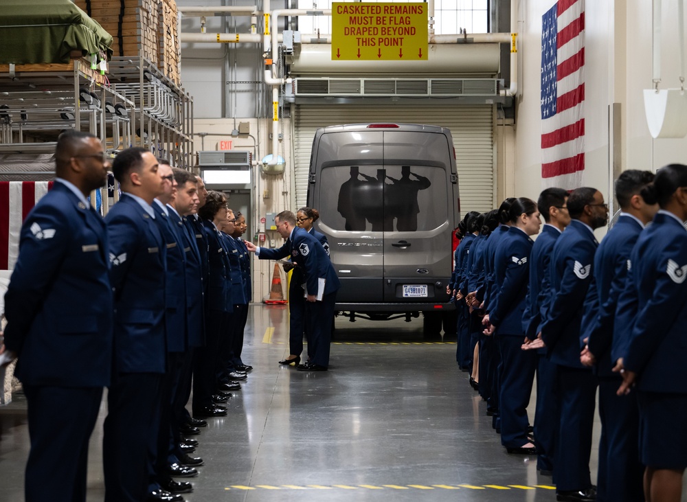 Blues inspection keep Airmen sharp at AFMAO